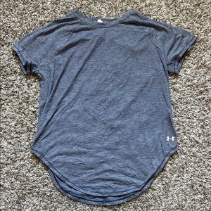 Under Armour Blue Heathered Performance Tee
